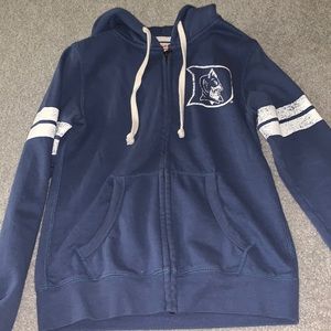 Duke women’s zip up hoodie